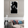 Random shadow. Rock and roll forever. Modern abstract painting New Media canvas print, signed and numbered